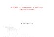 07_ABAP - Common Control Statements