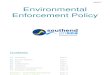 Environmental Enforcement Policy