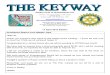 The Keyway - 17 April 2013 Edition - weekly newsletter for the Rotary Club of Queanbeyan