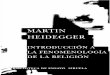 68717607 Heidegger Martin Introduccion a La Fenomenologia de La Religion OCR