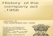 History of the company act