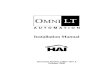 OMNI_LT Automation Installation Manual