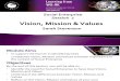 Social Enterprise Vision, Mission and Values (1)