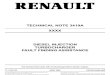 Renault technical note 3419A Turbocharger diagnosis