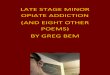 Late Stage Minor Opiate Addiction