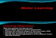 Motor Learning Sy 2011
