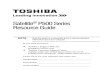 Toshiba Resource Guide