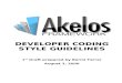 Akelos Framework Developer Coding Style Guide