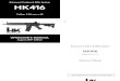 HK 416 Operators Manual