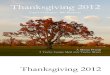 Thanksgiving 2012 - For Bill Berkson