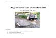 Mysterious Australia Newsletter - November 2011
