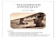 Mysterious Australia Newsletter - August 2012