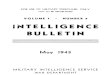 Intelligence Bulletin ~ May 1943