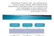 K4 Martinez Predictors of Academic Success and Retention
