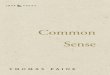 Common Sense - Thomas Paine - Large Print