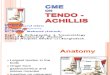 CME :  Tendo-Achilles Injury And Its Management-