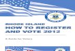 How to Register and Vote 2012: A Guide for Voters