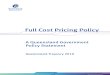 Full Cost Pricing Policy