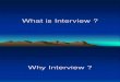 Interview Facing