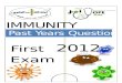 Immuno First _ Past Years Qs
