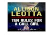 Ten Rules for a Call Girl by Allison Leotta