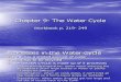 Chapter 9- Water Cycle and Climate-1