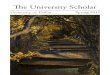 Literary Magazine - University Scholar - 2012