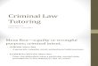 Criminal Law Tutoring Pwrpnt 2