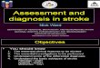 Assessment and Diagnosis of Stroke