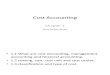 Cost Accounting Ch 1