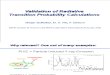Validation of Radiative Calculation G4SUWS_2009_Sudhakar_TransitionProbabilities