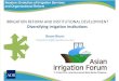 2012 AIF, D1S2 PPT Irrigation Reform and Institutional Development by Bryan Bruns