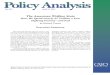 The American Welfare State How We Spend Nearly $1 Trillion a Year Fighting Poverty--And Fail, Cato Policy Analysis No. 694