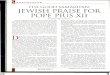 "The Good Samaritan: Jewish Praise for Pope Pius XII" by Dimitri Cavalli in Inside the Vatican magazine (October 2006)