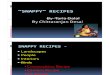 Snappy Recipes DSPA Presentation Mar 2012