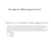 OM Lec 5- Project Management