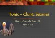 Tonic - Clonic Seizures Marco, Carmela Dawn M