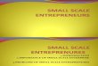 Small Scale Entrepreneur