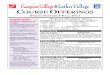 Campion College & Luther College course calendar SSF12