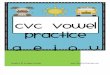 Cvc Vowel Activity