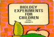Biology Experiments for Children