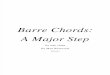 Barre Chords - A Major Step
