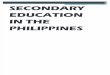 Secondary Education Report