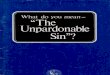 What Do You Mean - The Unpardonable Sin (Prelim 1972)