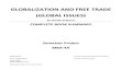 Globalization and Free Trade (Global Issues) - Summary
