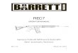 Barrett Doc REC7 Manual