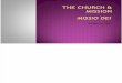 Missional Church 1 - Missio Dei
