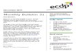 ecdp Email Bulletin 31