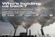 Who's holding us back? How carbon-intensive industry is preventing effective climate change legislation