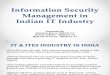 Information Security Management in Indian IT Industry